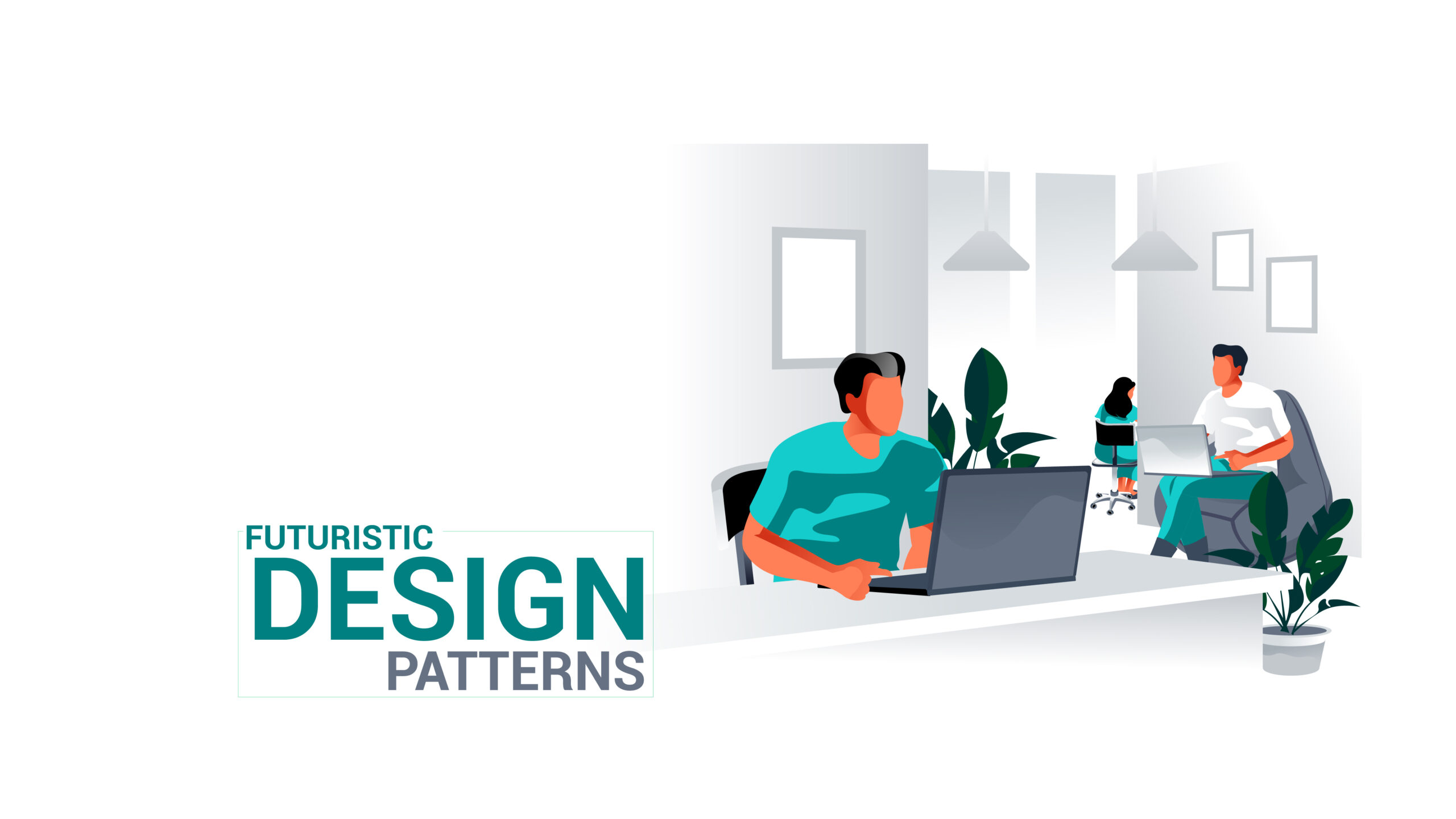 Futuristic design patterns graphicrevamp